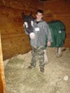 Freddie adn Angel at Equine Affaire in Mass, 2004