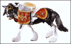 Breyer model of the British Calvary's Drum Horse